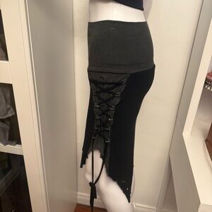 Goodwings Clothier Black Women's Skirt with Fringe Detail FIRM